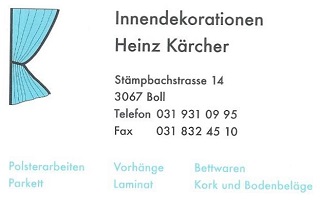 Innendekorationen Kärcher Heinz, Boll